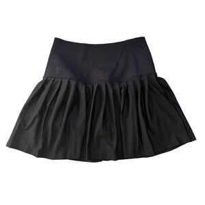Attarco Black Pleated Tennis Skort‎ High Waisted Athletic Mini Skirt Size M